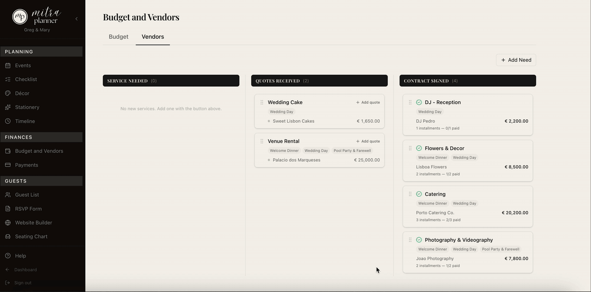Vendor Management